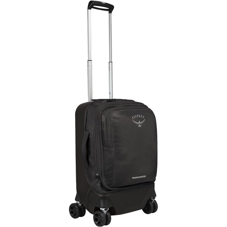 Osprey Packs Transporter 4-Wheel Hybrid 22in Carry On Bag Black