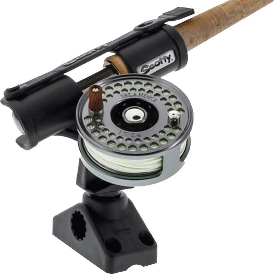 Outcast Scotty Fly Rod Holder with Deck Mount (frameless) One Color