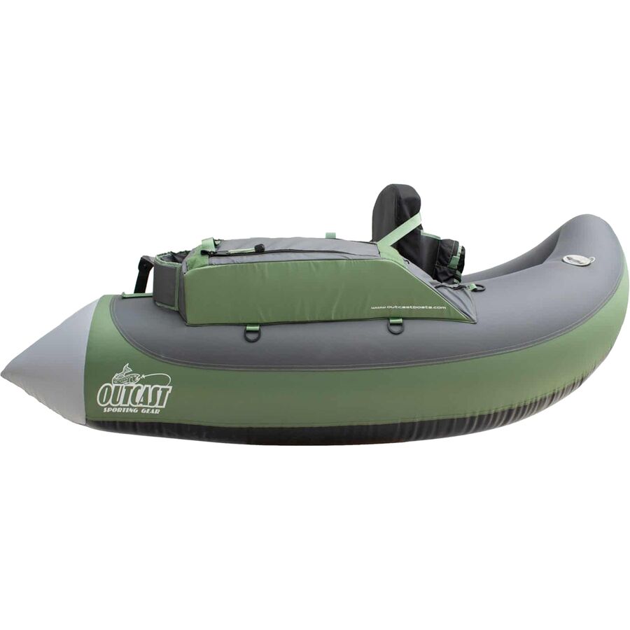 Outcast Super Fat Cat Float Tube Gray/Sage