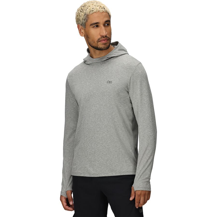 Outdoor Research ActiveIce Spectrum Sun Hoodie - Men's Grey Heather