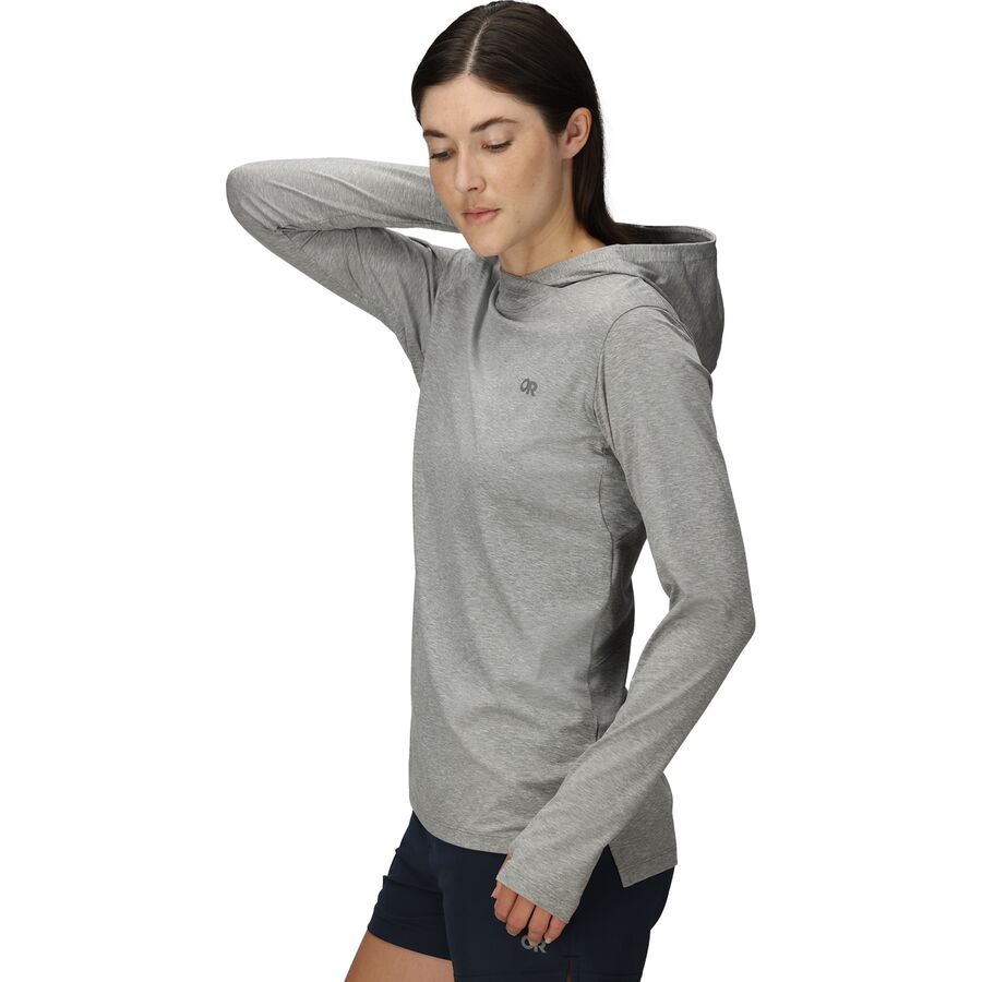 Outdoor Research ActiveIce Spectrum Sun Hoodie - Women's Grey Heather