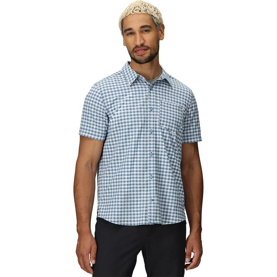 Outdoor Research Blackbird Short-Sleeve Shirt - Men's Cenote Plaid