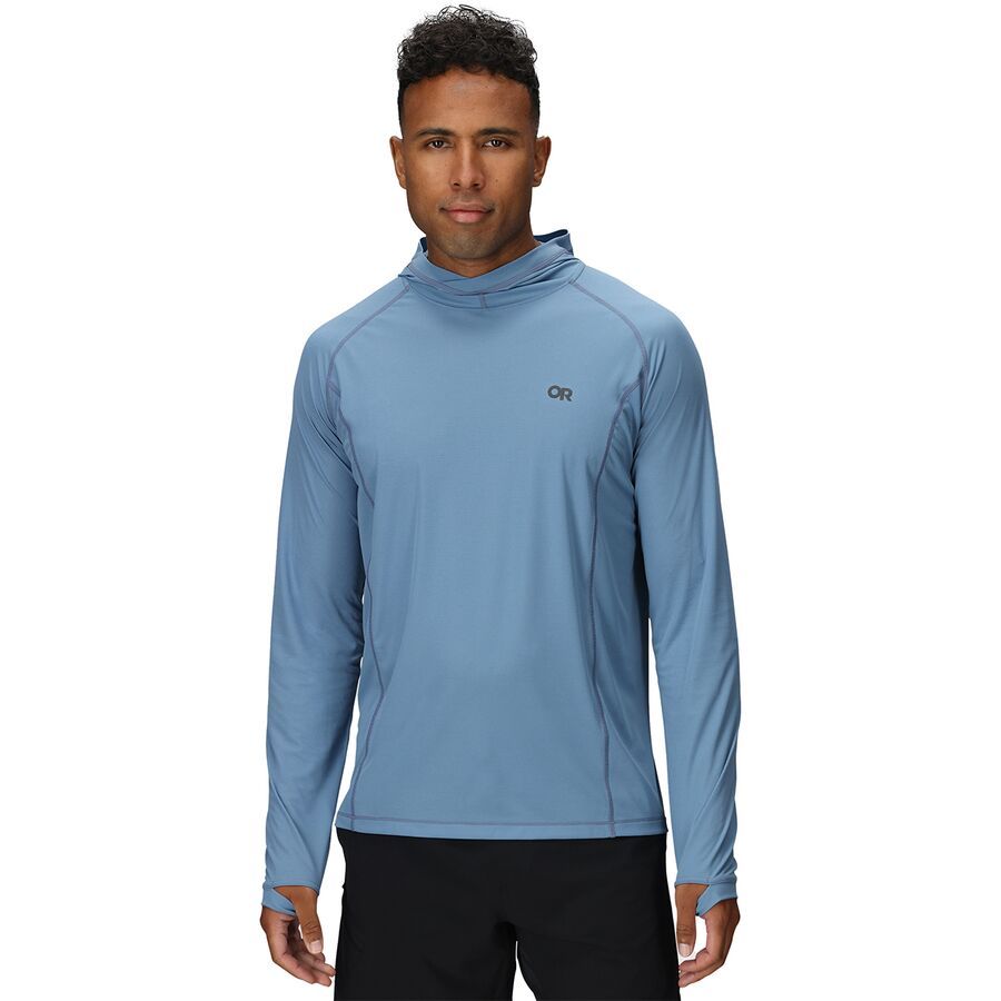 Outdoor Research Echo Hooded Long-Sleeve Shirt - Men's Olympic