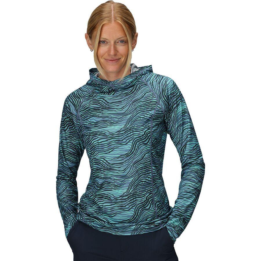 Outdoor Research Echo Printed Hoodie - Women's Olympic Nori