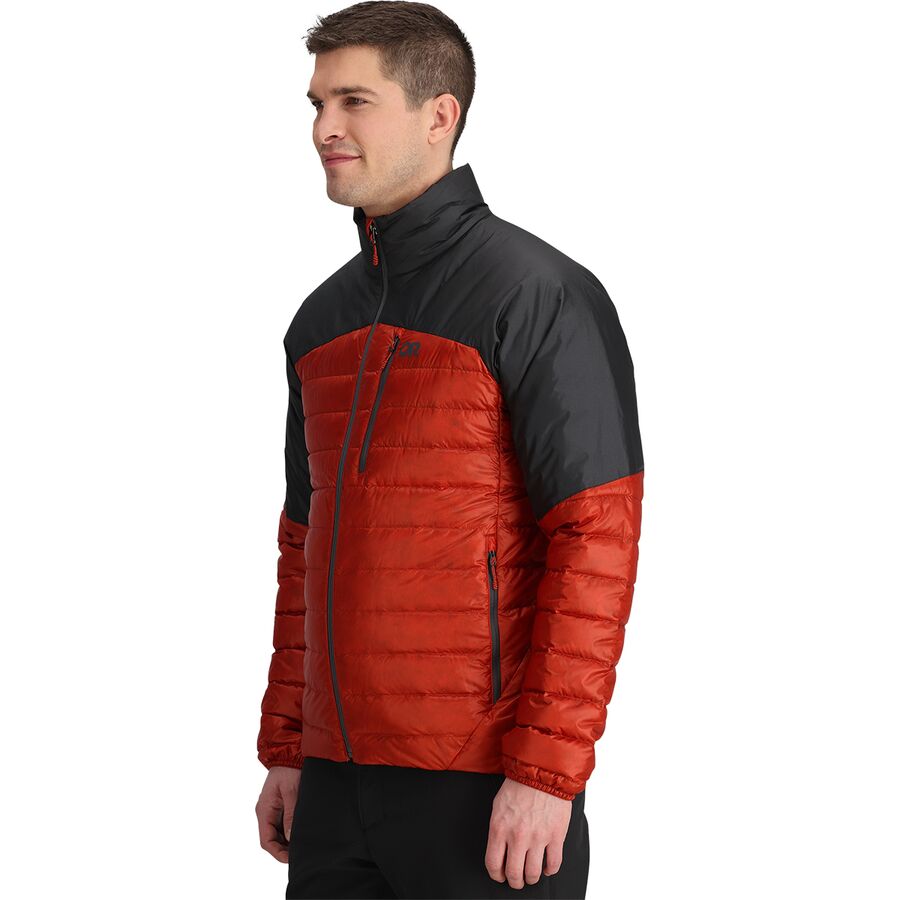 Outdoor Research Helium Down Jacket - Men's Jupiter/Storm