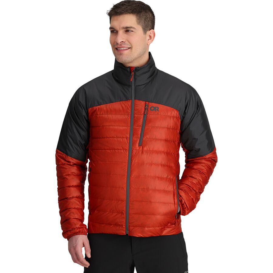 Outdoor Research Helium Down Jacket - Men's Jupiter/Storm