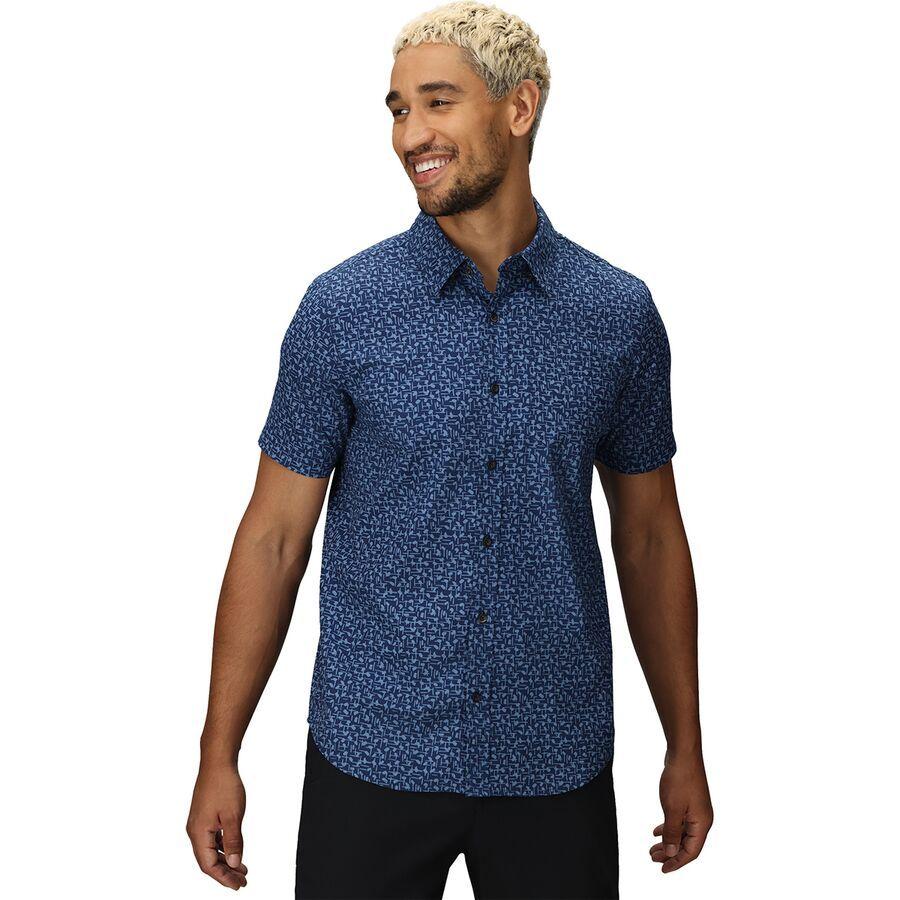 Outdoor Research Rooftop Short-Sleeve Shirt - Men's Cenote Paintswipes
