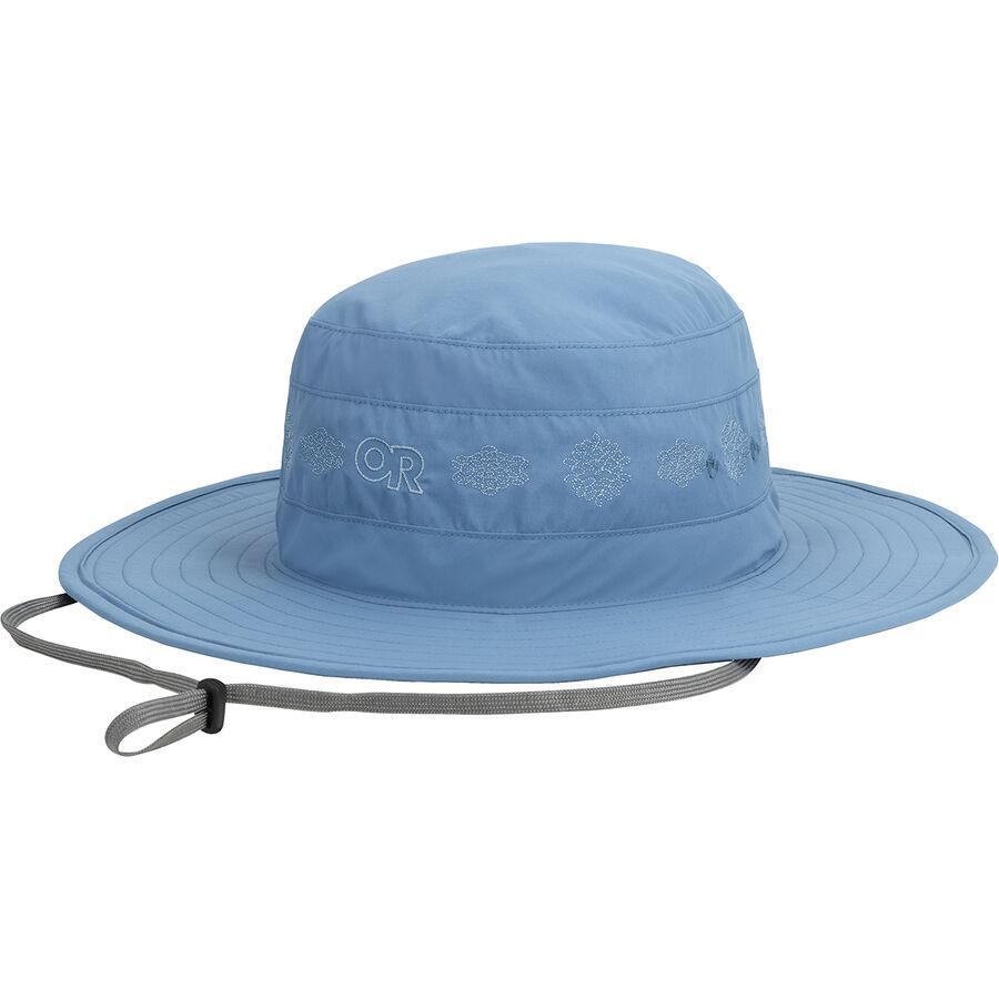 Outdoor Research Solar Roller Sun Hat - Women's Olympic-Rice Embroidery