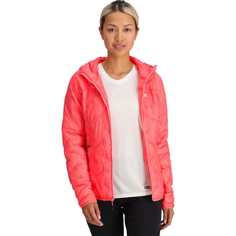 Outdoor Research SuperStrand LT Hooded Jacket - Women's Azalea