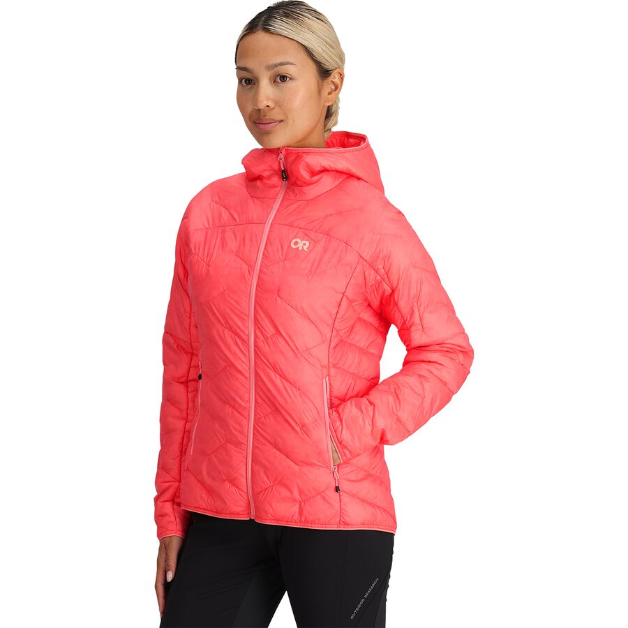 Outdoor Research SuperStrand LT Hooded Jacket - Women's Azalea