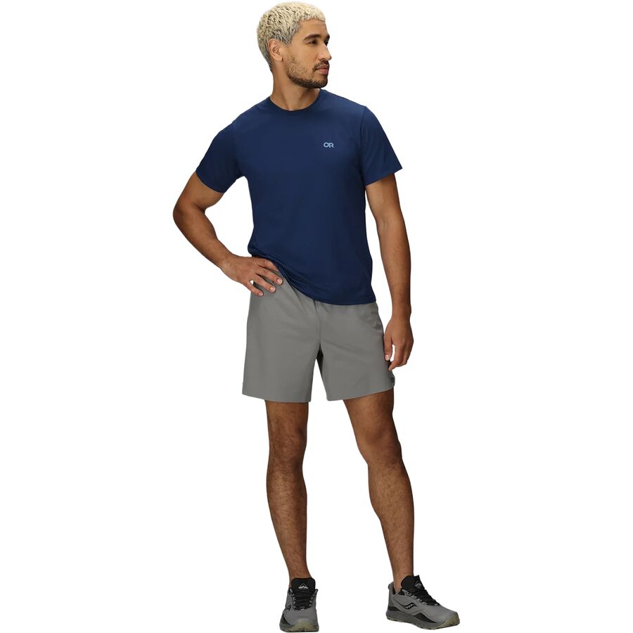Outdoor Research Swift Lite Lined 7in Short - Men's Dark Navy Atoms