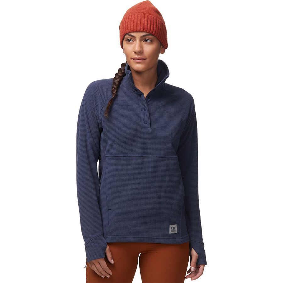 Outdoor Research Trail Mix Snap Pullover - Women's Naval Blue