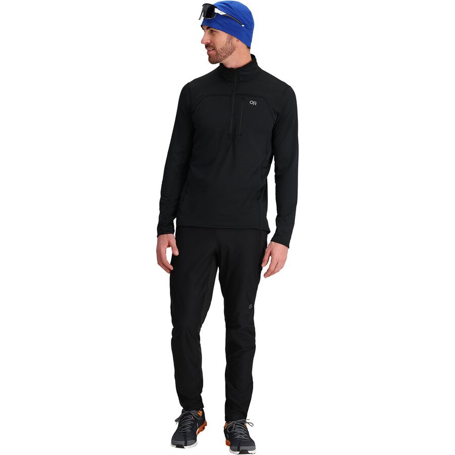 Outdoor Research Vigor Grid Fleece Half-Zip Jacket - Men's Black