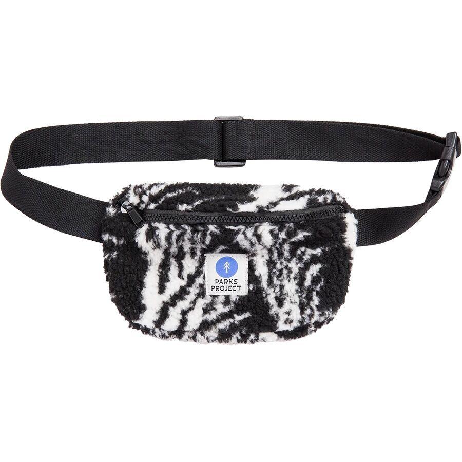 Parks Project Acadia Waves Sherpa Fanny Pack Black/Natural