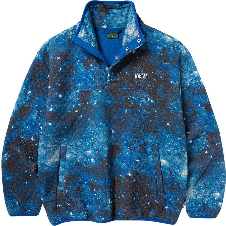 Parks Project Joshua Tree Dark Sky Quilted Pullover Blue