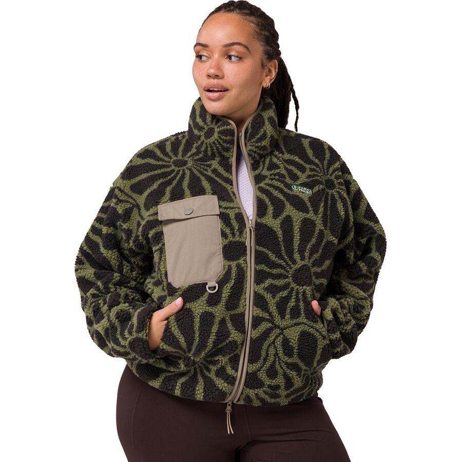 Parks Project Wildflowers Full-Zip High Pile Fleece Fern