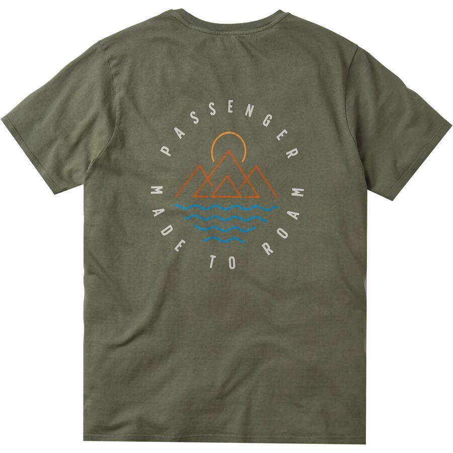 Passenger Escapism Recycled Cotton T-Shirt - Men's Dusty Olive