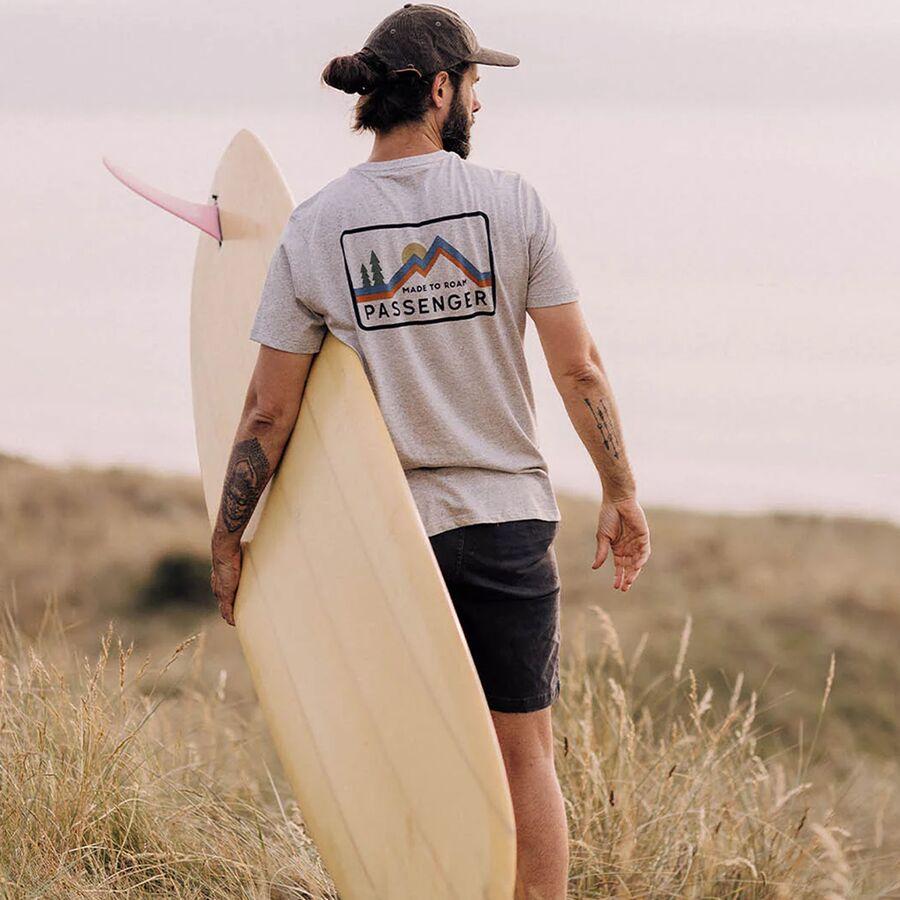 Passenger Made To Roam Recycled Cotton T-Shirt - Men's Grey Marl