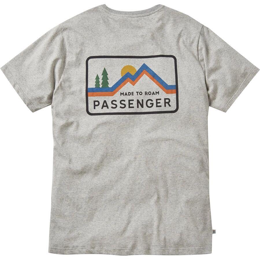 Passenger Made To Roam Recycled Cotton T-Shirt - Men's Grey Marl