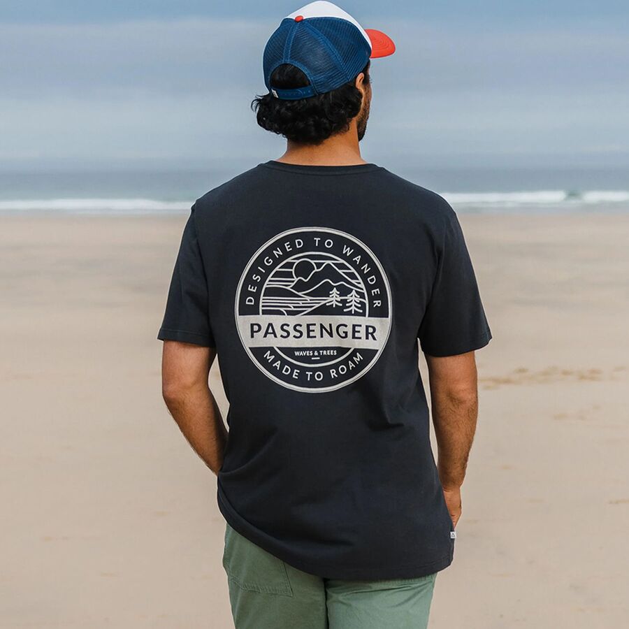 Passenger Odyssey Recycled Cotton T-Shirt - Men's Black
