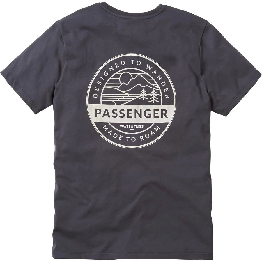 Passenger Odyssey Recycled Cotton T-Shirt - Men's Black