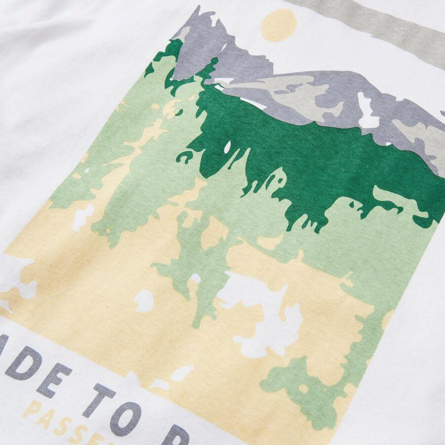 Passenger Open Road Recycled Cotton T-Shirt - Men's White