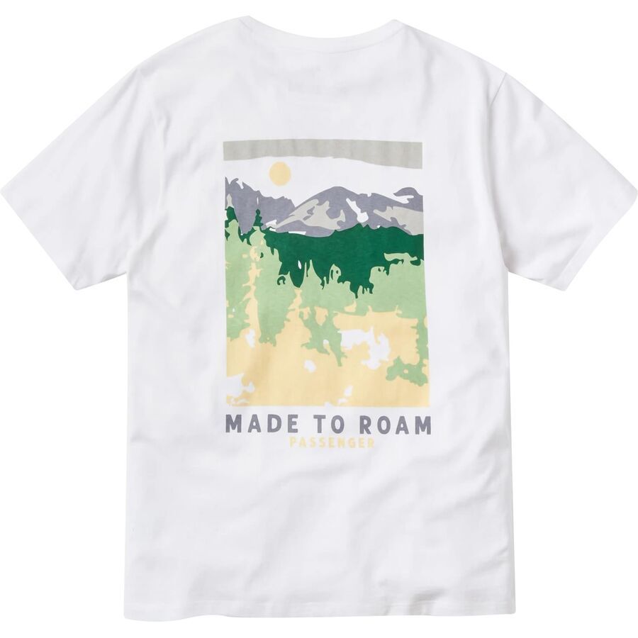 Passenger Open Road Recycled Cotton T-Shirt - Men's White