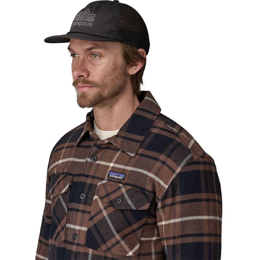 Patagonia Airfarer Cap Berm Logo: Graze Green
