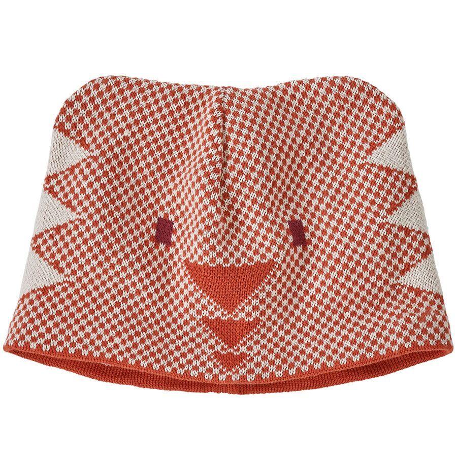 Patagonia Baby Animal Friends Beanie - Toddlers' Beanie Bear/Sandhill Rust