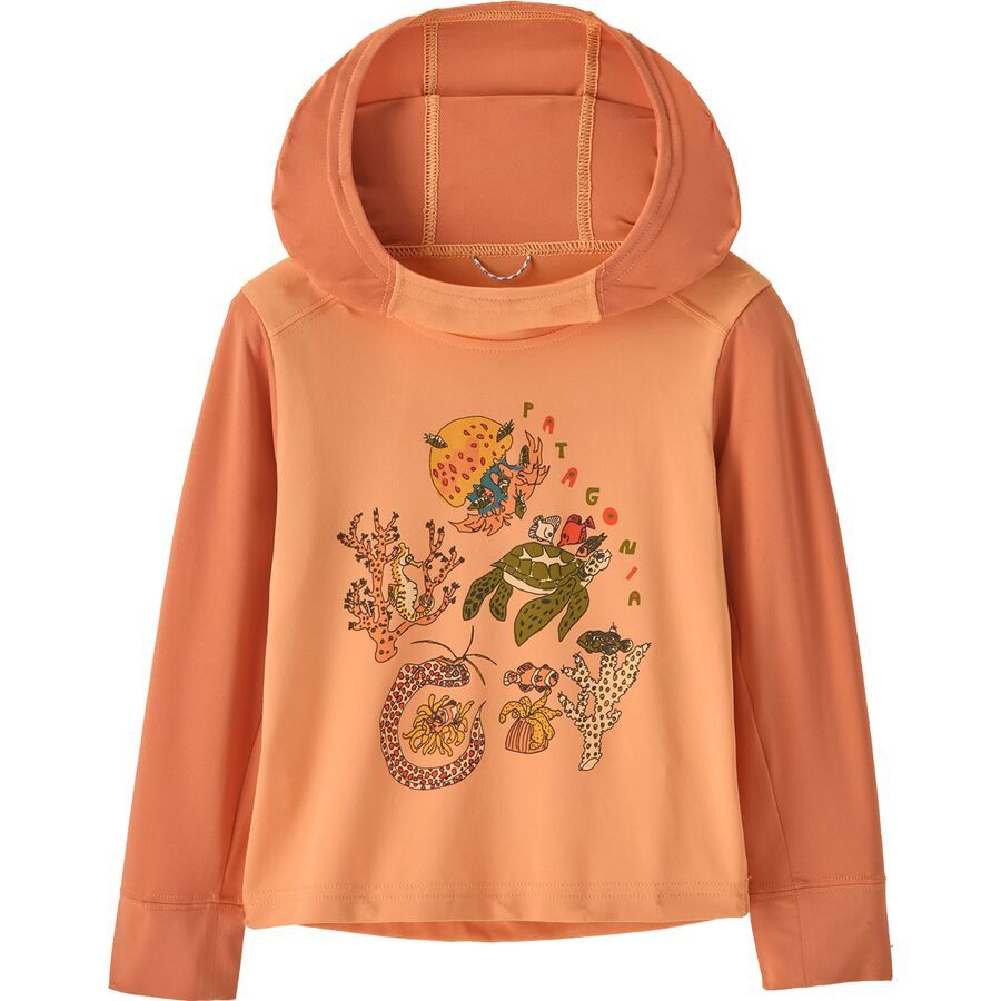 Patagonia Baby Capilene Silkweight Hoodie - Infants' Coral Community: Heirloom Peach