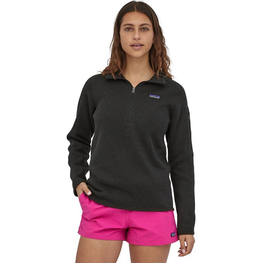 Patagonia Better Sweater 1/4-Zip Fleece Jacket - Women's Black