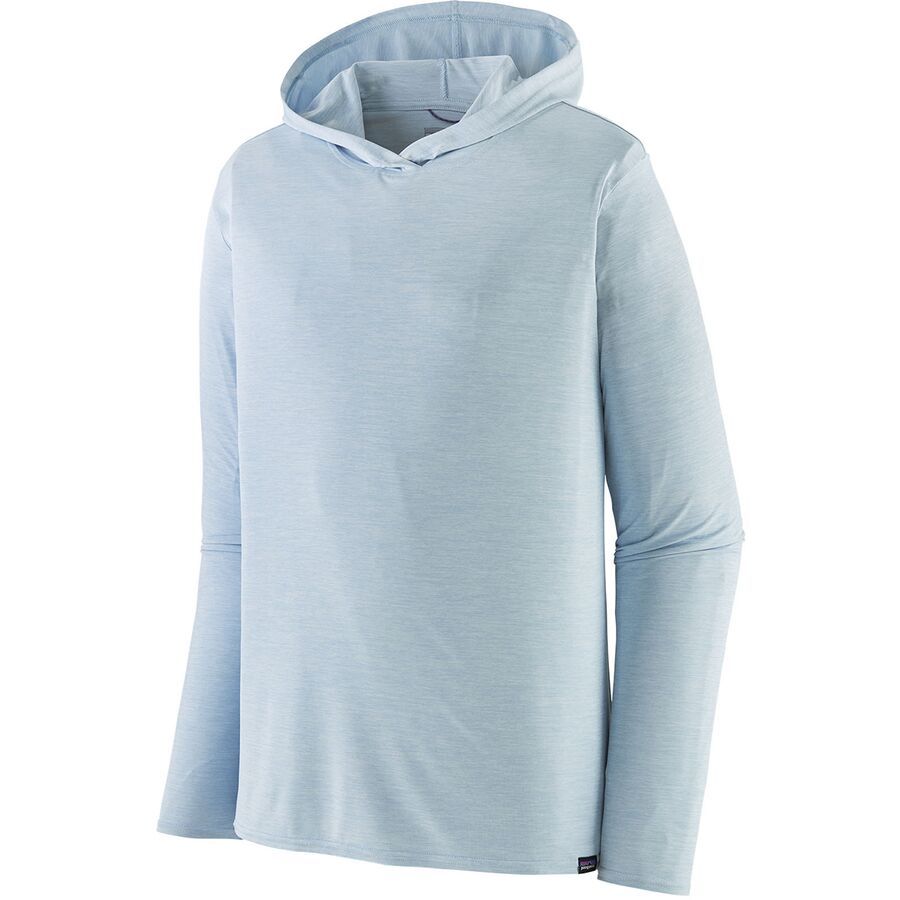 Patagonia Capilene Cool Daily Hooded Shirt - Men's Fleck Blue