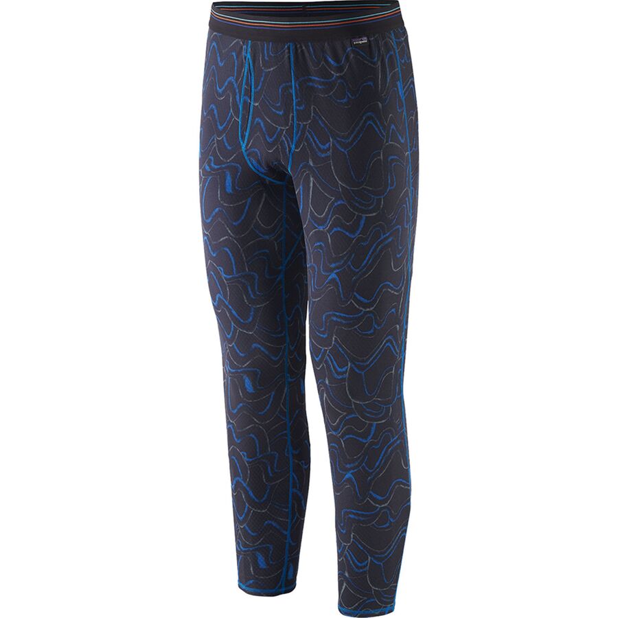Patagonia Capilene Midweight Bottom - Men's Small Currents: Endless Blue
