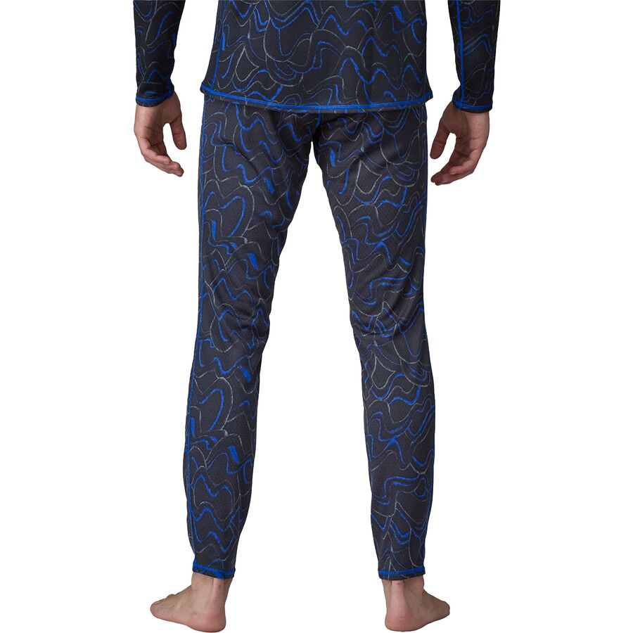 Patagonia Capilene Midweight Bottom - Men's Small Currents: Endless Blue