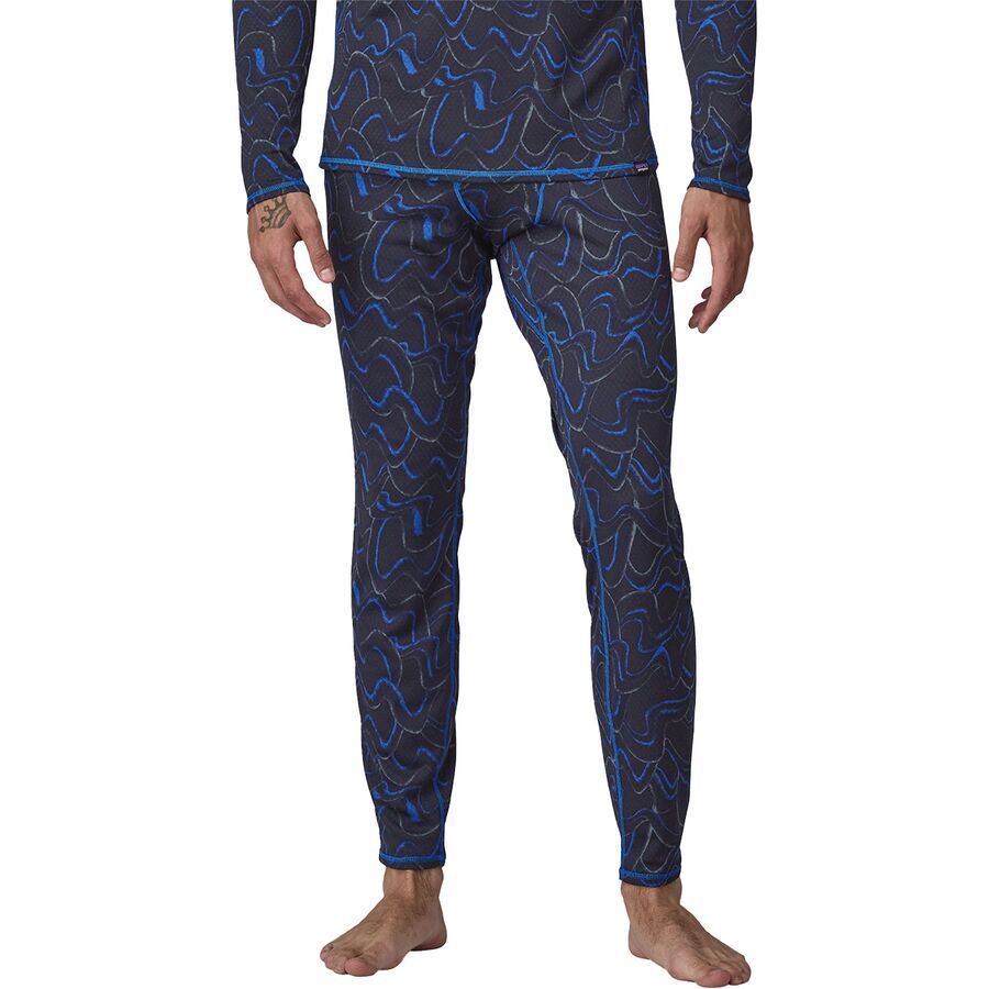 Patagonia Capilene Midweight Bottom - Men's Small Currents: Endless Blue