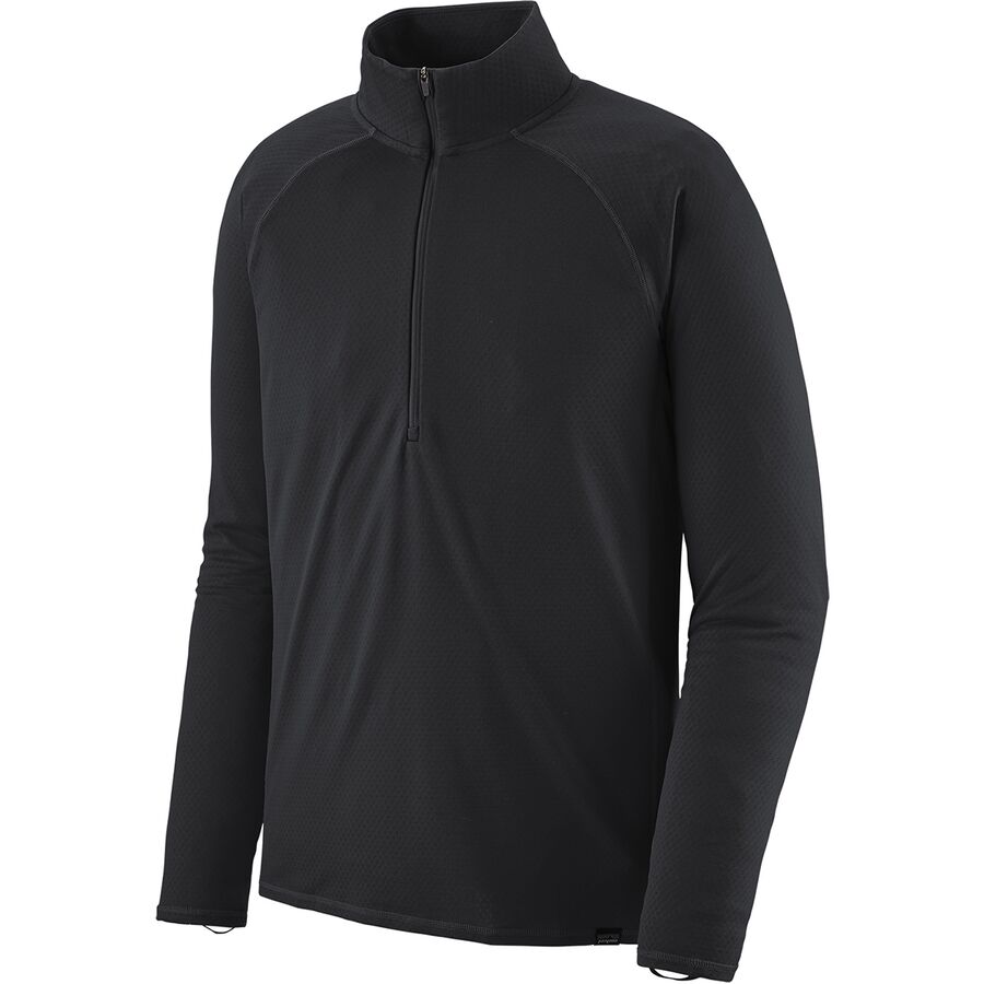 Patagonia Capilene Midweight Zip-Neck Top - Men's Black