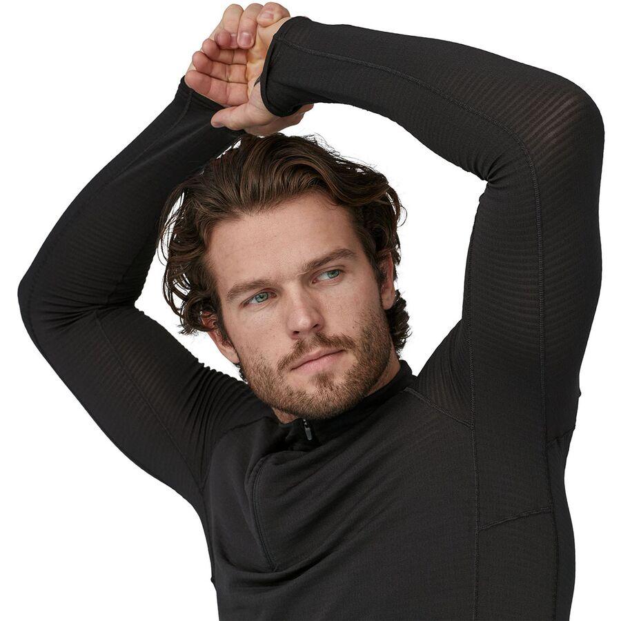 Patagonia Capilene Thermal Weight Zip-Neck Top - Men's Black
