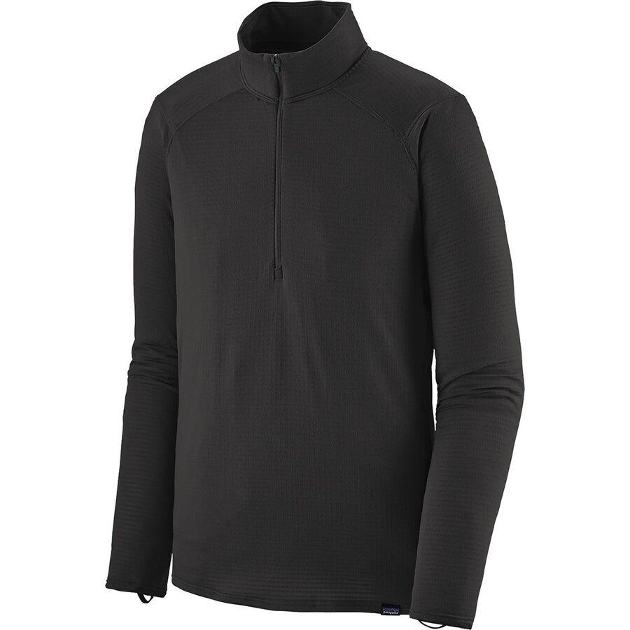 Patagonia Capilene Thermal Weight Zip-Neck Top - Men's Black