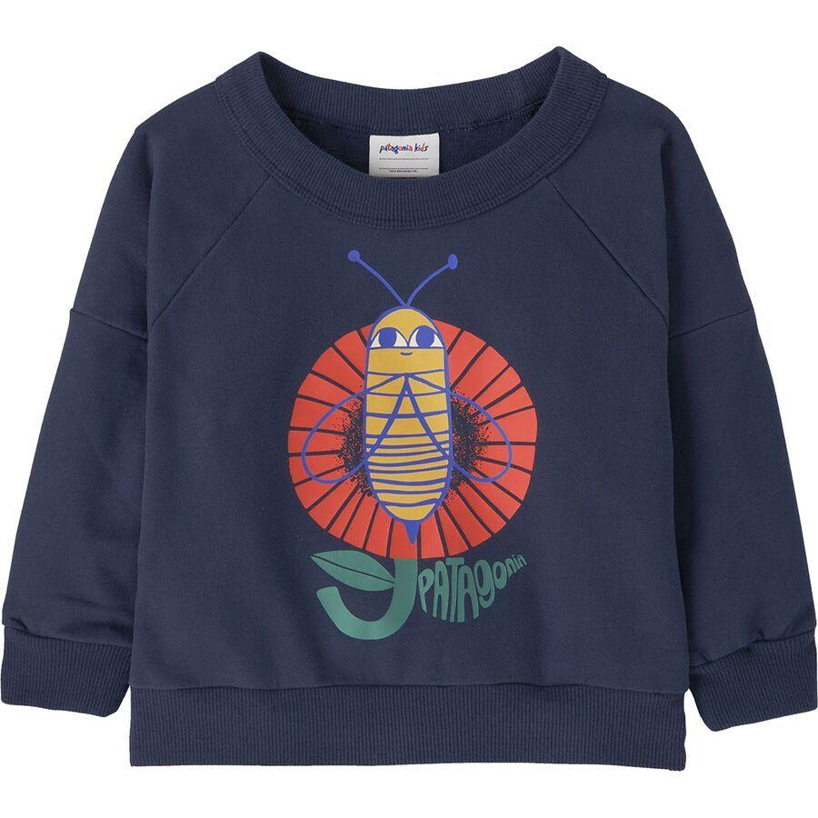 Patagonia Crew Sweatshirt - Infants' Bee Bright: New Navy