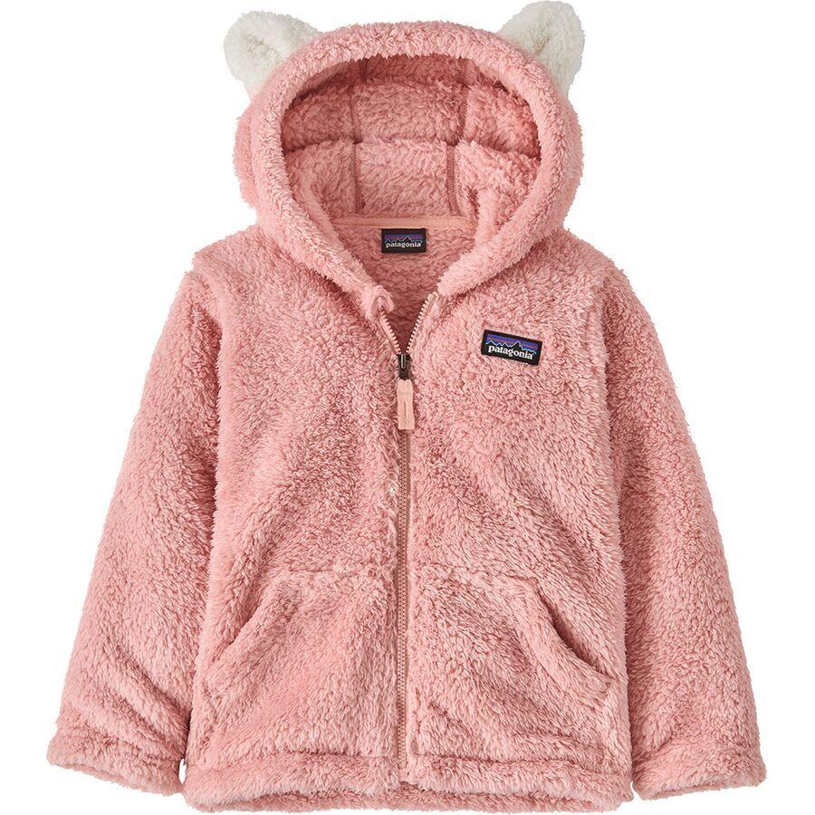 Patagonia Furry Friends Fleece Hooded Jacket - Toddlers' Mallow Pink
