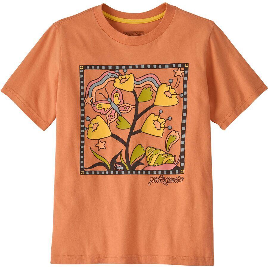 Patagonia Graphic T-Shirt - Kids' Butterfly Bows: Rock Melon
