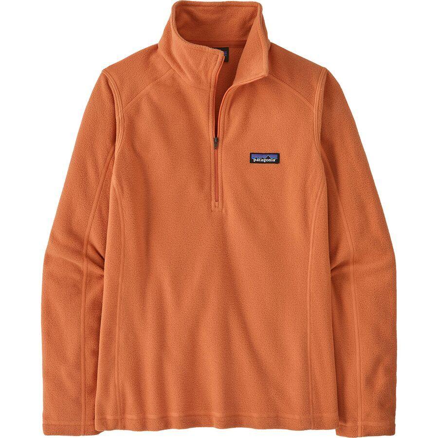 Patagonia Micro D 1/4-Zip Fleece Pullover - Women's Rock Melon