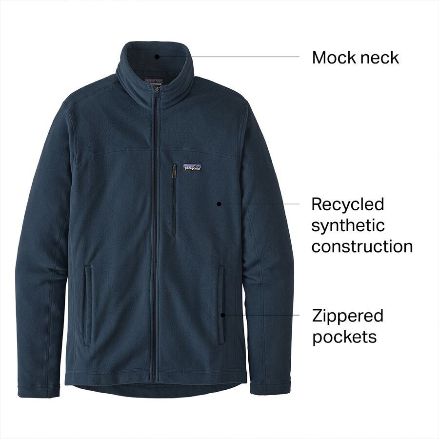 Patagonia Micro D Fleece Jacket - Men's New Navy
