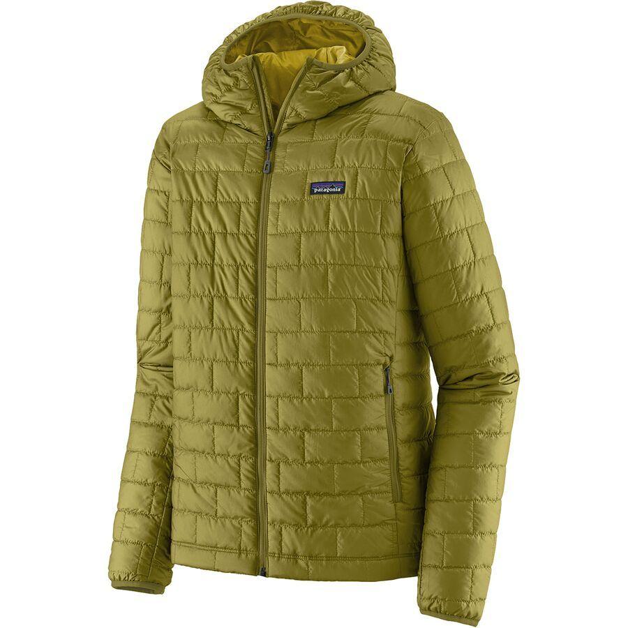 Patagonia Nano Puff Hooded Insulated Jacket - Men's Graze Green