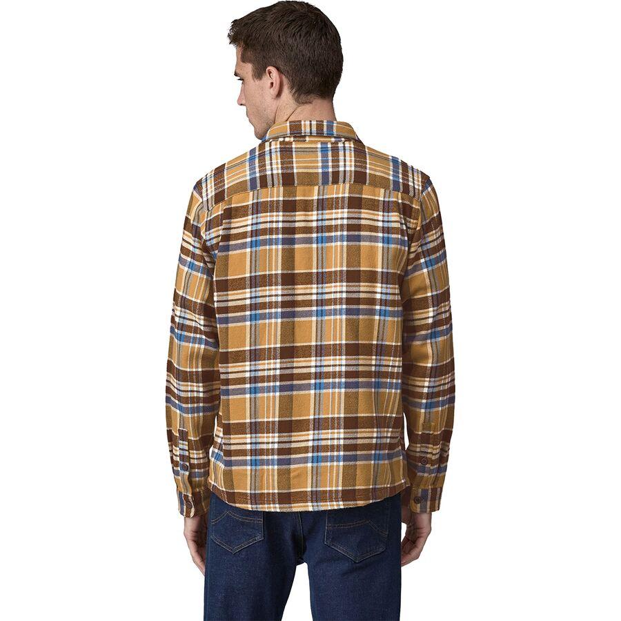 Patagonia Organic Cotton MW Long-Sleeve Fjord Flannel Shirt - Men's Adventurer: Pufferfish Gold