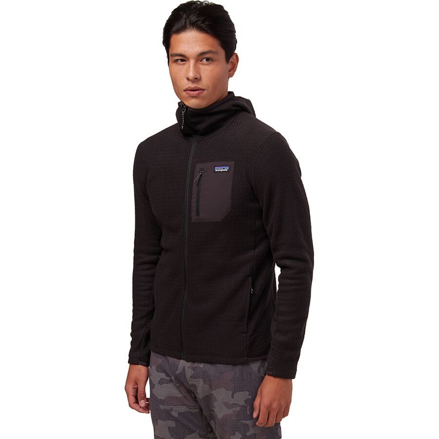 Patagonia R1 Air Full-Zip Hooded Jacket - Men's Black