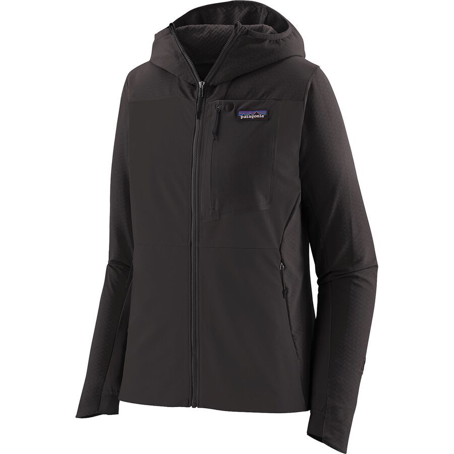 Patagonia R1 CrossStrata Hoodie - Women's Black
