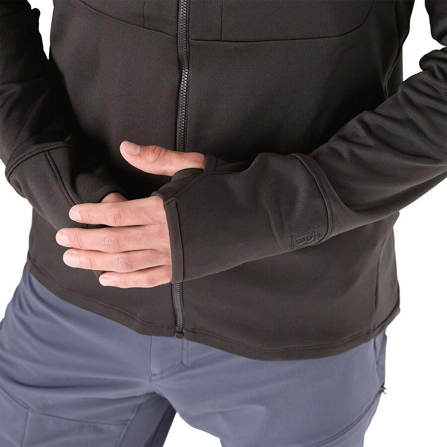 Patagonia R1 Thermal Full-Zip Hooded Jacket - Men's Black