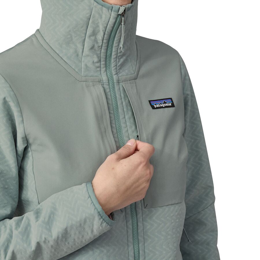 Patagonia R2 CrossStrata Hoodie - Women's Thermal Blue