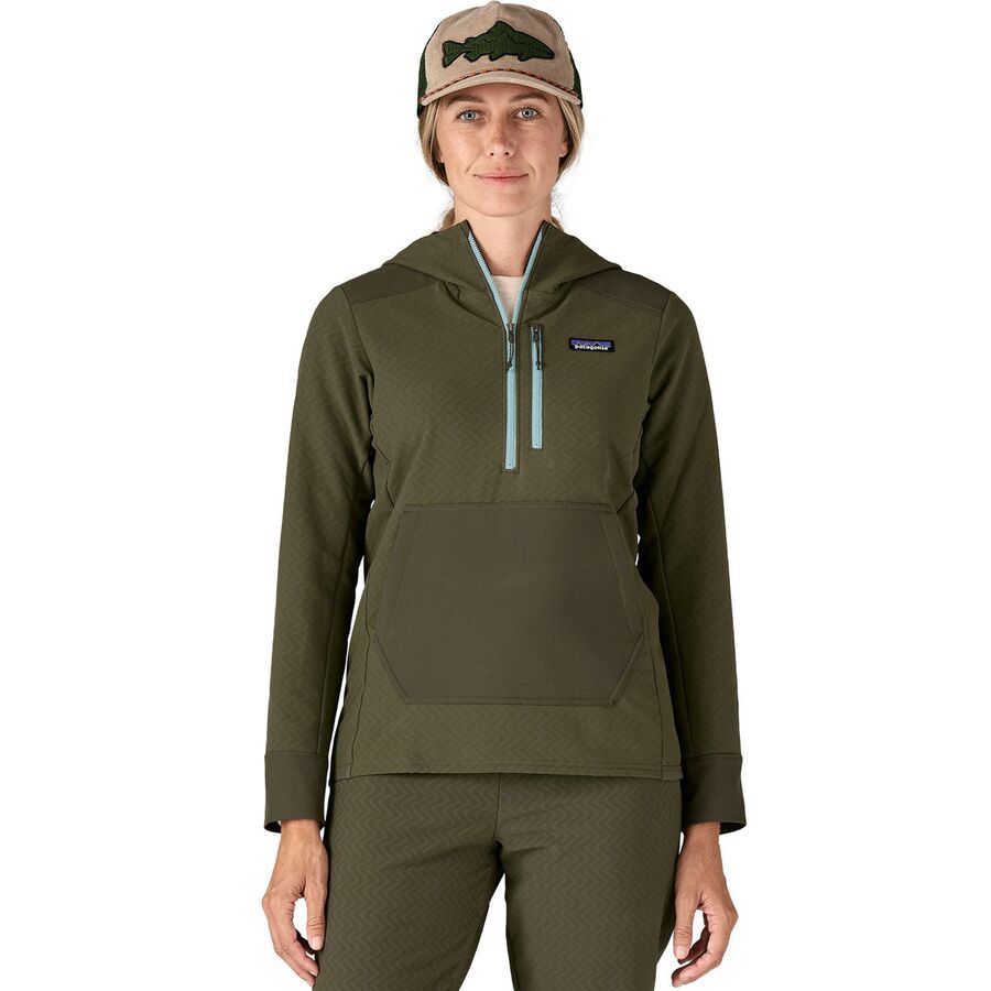 Patagonia R2 CrossStrata Pullover - Women's Pine Needle Green